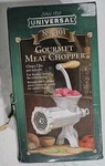 Universal Gourmet Meat Chopper Model 301 Grinder New 2LBS Minute Nob. Fixed Price $10.50.