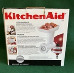 Kitchen Aid Meat & Food Grinder Attachment For Stand Mixer - Clean Complete. Fixed Price $35.00.