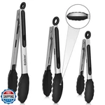 Eddeas Kitchen Tongs With Silicone Tips, For Cooking Heat. Fixed Price $27.99.