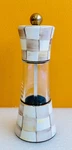 Mackenzie-childs 89232-840 Hand Painted, Mocha Check Ceramic Grinder. New!. Fixed Price $142.99.