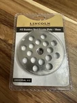 #12 Stainless Steel Grinder Plate 10MM Lincoln Outfitters Sku #31200052. Fixed Price $12.74.
