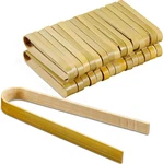 Patelai 90 Pieces Mini Bamboo Tongs Long Toast Disposable Wooden Cooking. Fixed Price $30.58.