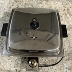 Vtg 1960'S Toastmaster Electric Skillet Stainless Steel Fully Immersible P803. Fixed Price $34.87.