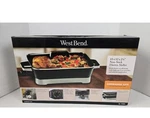West Bend 15" X12"INCH 2"X 3/4" Deep Non-stick Electric Skillet New Sealed Box. Fixed Price $49.99.