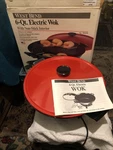 West Bend 79525X 6-QT Complete Wok The Original Box,with Manual,tested. Fixed Price $38.00.