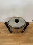 Saladmaster V 12" Electric Skillet T304 Stainless Steel K7356 & Probe Euc. Fixed Price $249.99.