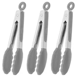Hinmay Small Serving Tongs With Silicone Tips Mini 7-INCH, Gray. Fixed Price $19.92.