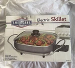 American Classic Electric Skillet 12" X With Cermaic Non-stick Surface Nib. Fixed Price $25.00.