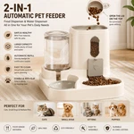 2 In 1 Automatic Cat Feeder And Water Dispenser Food Bowl For Pets. Fixed Price $21.99.