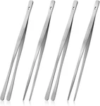 4PCS Kitchen Tongs Tweezers For Cooking, 12" Metal Utensils, Stainless. Fixed Price $12.67.