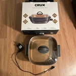 Crux 6 Qt. Extra Deep Electric Skillet. Fixed Price $90.00.