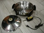 Kitchen Craft By West Bend -electric Skillet Liquid Core 11.5" Euc. Fixed Price $84.91.