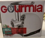 Gourmia Meat Grinder GMG525 500W White Used Once Sausage Kibbeh Stainless Plates. Fixed Price $57.79.