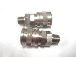 Zsi-foster (3103S/S) 1/4" Mpt Quick Disconnect 1-WAY Manual Socket Lot Of 2. Fixed Price $19.95.