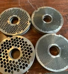 New (set Of 4) #3,#5,#8,#13 Lico Swiss Inox Meat Grinder Plate Stainless Steel. Fixed Price $375.25.