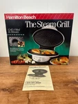 Hamilton Beach Steam Grill Electric Healthy Food Flavor White New In Box. Fixed Price $32.99.