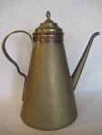 Large Old Vintagemiddle East Made Copper Tea/water Pot W/handle, 13 1/2". Fixed Price $99.99.