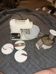 Vintage Oster Regency Kitchen Center Mixer 564A 12 Speed W/ Accessories. Fixed Price $179.95.
