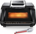 Takywep 7-IN-1 Smart Smokeless Electric Grill Combo Black Indoor W/ View Window. Fixed Price $119.99.