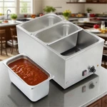 Hakka Electric Food Warmer Commercial Kitchen Steam Table Buffet Bain Marie. Fixed Price $135.99.