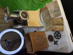 Vintage Hamilton Beach Meat Grinder And Food Chopper With Attachments. Fixed Price $79.95.