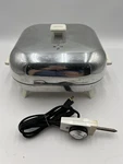 Sunbeam Electric Skillet Model Fp-f Frying Pan 1250 Watt Vintage 70'S Tested. Fixed Price $49.99.
