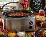 Cuisinart CSC-650 6.5 Qt Slow Cooker Stainless Steel With Lid Handle Works. Fixed Price $49.99.