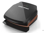 George Foreman 2-SERVING Black & Copper Electric Indoor Grill And Panini Press. Fixed Price $39.99.
