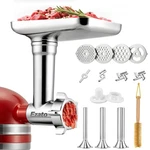 Ezato Meat Grinder Attachments For Kitchenaid, Sausage Stuffer, Compatible Wi.... Fixed Price $71.69.