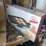 Deluxe Everyday Electric Griddle With Dishwasher Safe Removable Nonstick Aqua. Fixed Price $40.00.