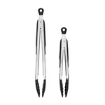 Oxo Good Grips 2-PIECE Tongs With 9 And 12 Inch Bundle, Stainless Steel. Fixed Price $43.59.