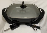 Bella 12" Electric Skillet Non-stick Fully Immersible TSK-2223AG New. Fixed Price $44.99.