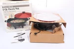 Vintage West Bend Electric Wok 6 Quart Non-stick 79525 Red Usa. Fixed Price $34.95.