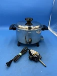 Lifetime 5 Qt Electric Multi-pot Slow Cooker Liquid-core Stainless & Lid. Fixed Price $279.99.