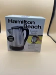 Hamilton Beach Stainless Steel Electric Kettle 1.7 Liter 40880E Sealed Box New. Fixed Price $39.00.