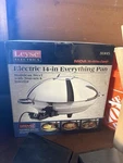 Leyse 14 Electric Skillet Stainless Steel, Non-stick, Temp Control 31105. Fixed Price $44.00.