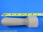 Larger Diameter Wood Stomper Pusher For Meat Grinder Mincer Lem Cabelas Mtn Etc. Fixed Price $14.75.