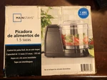 Mainstays 1.5-CUP Mini Food Chopper Mincer One Touch Pulse Stainless Steel Blade. Fixed Price $7.99.