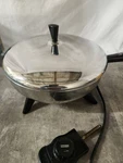 Farberware Stainless 10" Electric Fry Pan W/lid Model 300-A Very Clean /tested. Fixed Price $32.87.
