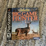 Cabelas Big Game Hunter PS1 Playstation Instruction Manual Only. Fixed Price $12.00.