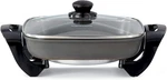 Kenmore Electric Skillet - Nonstick Frying Pan With Removable Glass Lid, Grill,. Fixed Price $99.99.