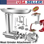 Home Meat Grinder Attachment Stainless Steel For Kitchenaid Stand Mixer. Fixed Price $29.39.