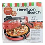 Hamilton Beach Enclosed 12IN Pizza Oven Maker Electric Rotating Cooker Red 31700. Fixed Price $69.90.
