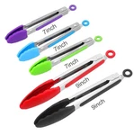 Kitchen Tongs With Silicone Tips - Fortomorrow Set 5PCS 3 7"+2 9", Multicolor. Fixed Price $19.76.
