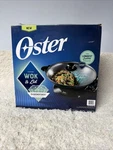 Oster Nonstick Diamondforce Electric Wok, 4.7-QUART, Black With Lid New Open Box. Fixed Price $26.99.