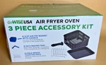 Gowise Usa Air Fryer Oven 3 Piece Accessory Kit New Baking Basket Toast Rack. Fixed Price $29.99.