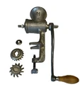 Landers 31 Meat Grinder Vintage 1940S Cast Iron Wooden Handle Made Usa. Fixed Price $19.99.