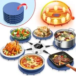 Upgrade Food Warming Mat 6IN1 Silicone Fast Heating Electric Tray Blue. Fixed Price $57.88.