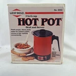Sealed Vintage West Bend Hot Pot Heat Server 3253 Red To Cup 36 Oz New. Fixed Price $37.91.