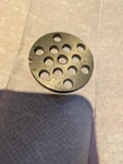 Weston #10 Meat Grinder Part #15-1010 3/8" Plate Repair Replacement Only. Fixed Price $10.00.